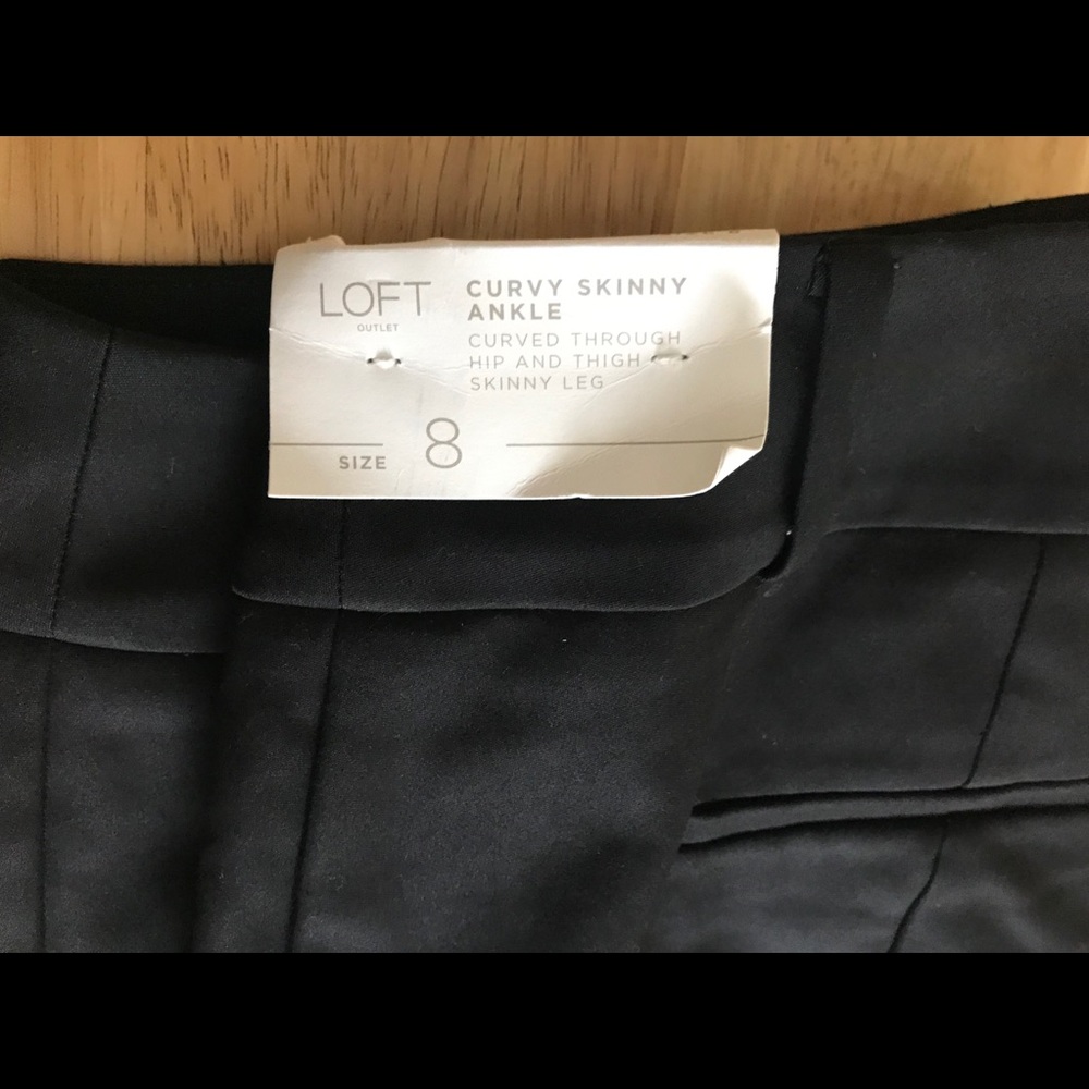 Loft Women’s Curvy skinny capri trousers